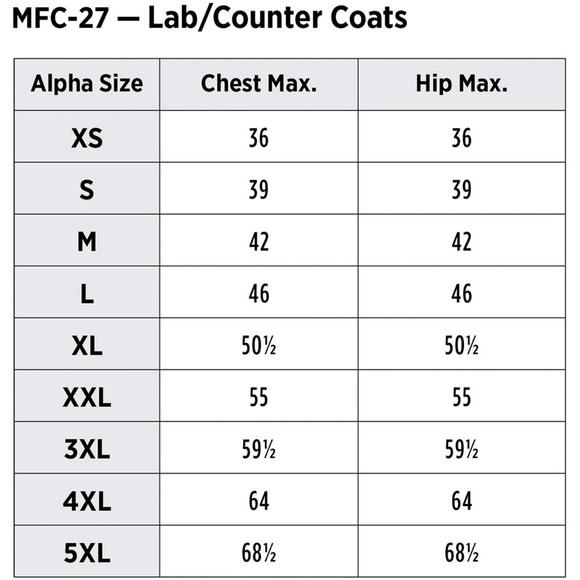 NEW Red Kap Professional Unisex Specialized Cuff Lab Coat w/ 3 pockets Sz XL - Picture 7 of 9